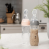 Haakaa Haakaa: Silicone Food Dispensing Spoon w/ Cap - Grey