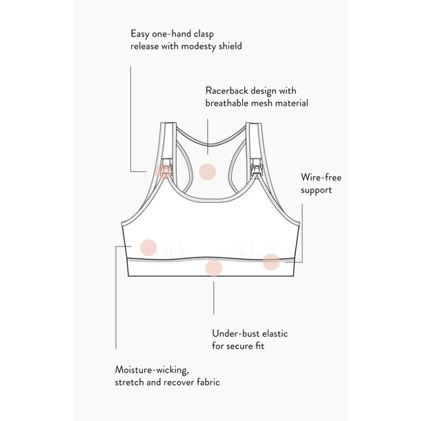 Belly Bandit ActiveSupport Nursing Sports Bra