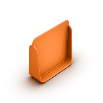 OmieSnack Silicone Food Storage 9.4 oz Container for OmieBox - Orange