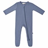 Kyte Clothing Kyte: Zipper Footie - Slate