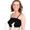 Hands Free Pump Bra - Adjustable Black