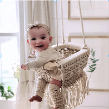 Baby Macrame Swing Baby Macrame Swing