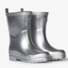 Hatley/Little Blue House Shiny Rain Boots - Silver Shimmer