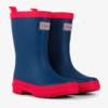 Hatley/Little Blue House Hatley: Matte Rain Boots - Navy & Red
