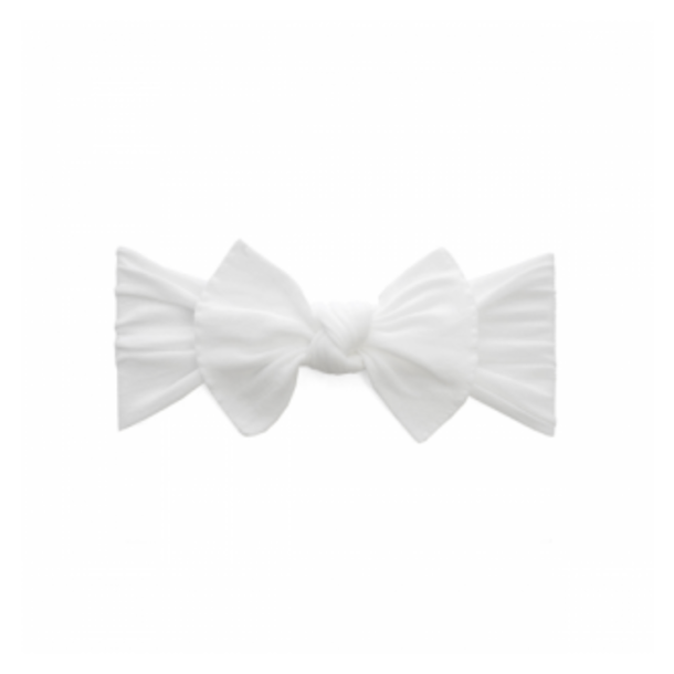 Baby Bling Bows Babybling Headband: Itty Bitty Knot - White