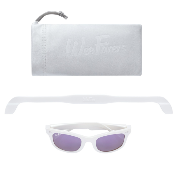 Weefarers Weefarers: Polarized Sunglasses - White/Purple