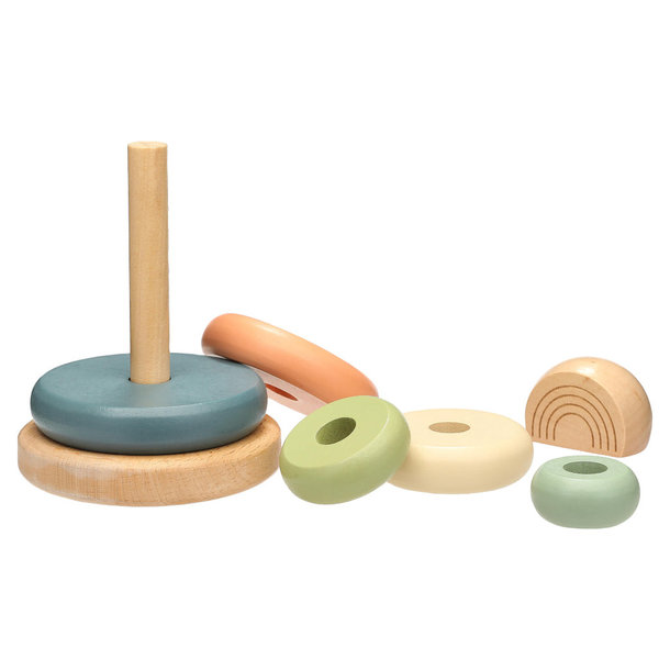 Pearhead Wooden Stacking Toy -  Tower