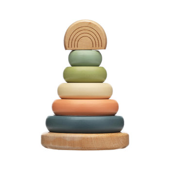 Pearhead Wooden Stacking Toy -  Tower