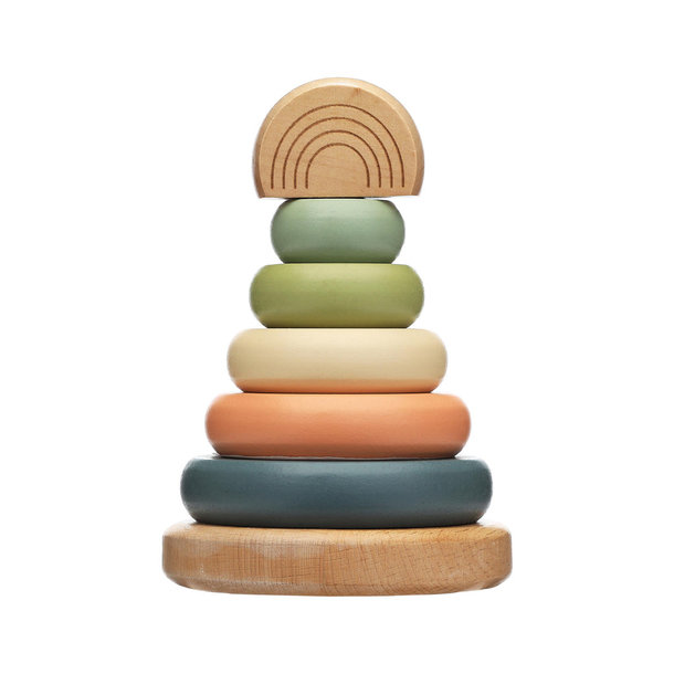 Pearhead Wooden Stacking Toy -  Tower