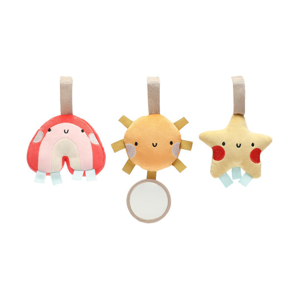Pearhead Pearhead: Stroller Toy Set of 3 - Rainbow