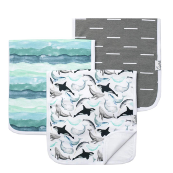 Copper Pearl Copper Pearl: Burp Cloth 3pk - Kai