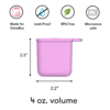 Omie Life Omielife: Silicone DipKit Containers (4oz) - Omie Life Omielife: Silicone DipKit Containers (4oz) -