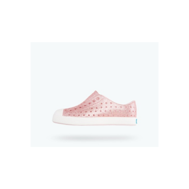 Native Shoes Native Shoes: Jefferson (Child) - Milk Pink Bling