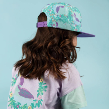 Birdz Birdz: Canadian Loon Cap - Aqua/Purple