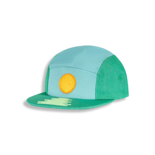 Birdz Birdz: Sunset Retro Cap - Aqua/Green