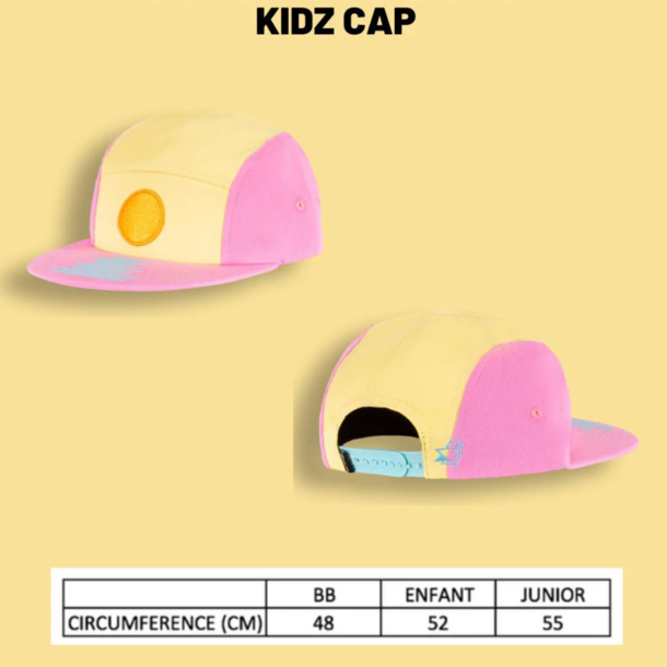 Birdz Birdz: Sunset Cap - Pink/Pale Yellow