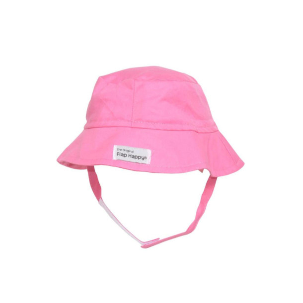Flap Happy Flap Happy: Cotton Bucket Hat - Candy Pink