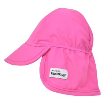 Flap Happy Flap Happy: Flap Hat (swim) - Bright Pink