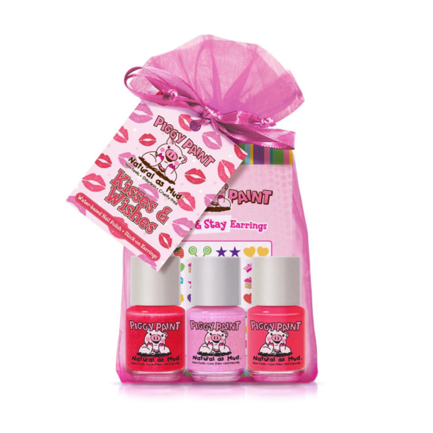 Piggy Paint Piggy Paint Nail Polish: Gift Set - Kisses & Wishes