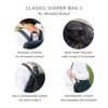 Freshly Picked FP: Backpack Diaper Bag - Ebony