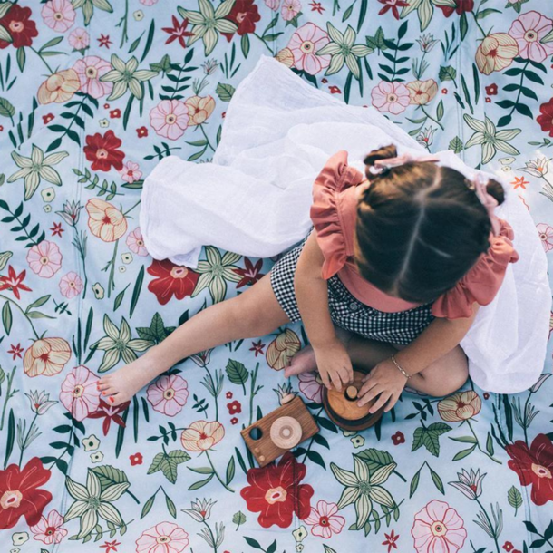 Little Unicorn Little Unicorn: Outdoor Blanket (5'x7') - Primrose Patch