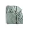 Mushie Mushie: Extra Soft Muslin MINI Crib Sheet - Roman Green