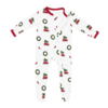 Kyte Clothing Kyte: Zipper Footie - Wreath (Holiday '22)