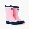 Hatley/Little Blue House Hatley: Matte Rain Boots - Pink & Navy