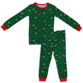 Magnificent Baby Holiday Magnetic Me Toddler PJ - Jungle Bells