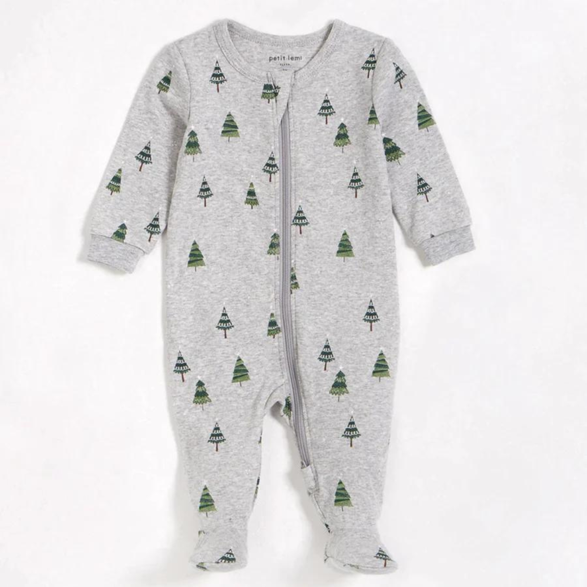 Petit Lem Baby Sleeper Green Trees/H. Grey Nest, Bermuda