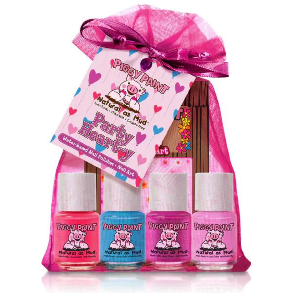 Piggy Paint Nail Polish: Gift Set - Party Hearty - Nest, Bermuda Piggy Paint Nail Polish: Gift Set - Party Hearty - Nest, Bermuda