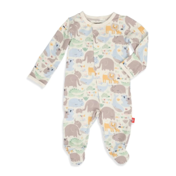 Magnificient Baby Magnetic Me: Magnetic Footie - Little Lovin (Modal)