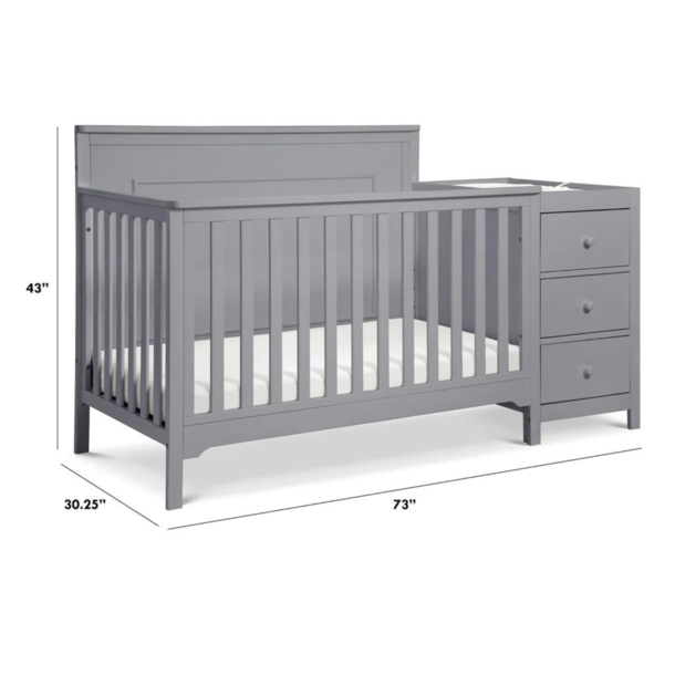 Million Dollar Baby MDB: Dakota 4-in-1 Crib and Changer Combo-
