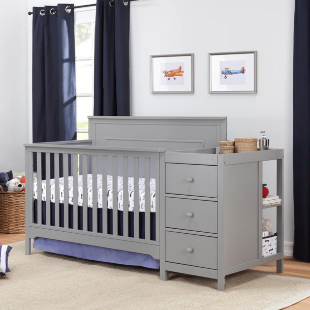 Million Dollar Baby MDB: Dakota 4-in-1 Crib and Changer Combo-