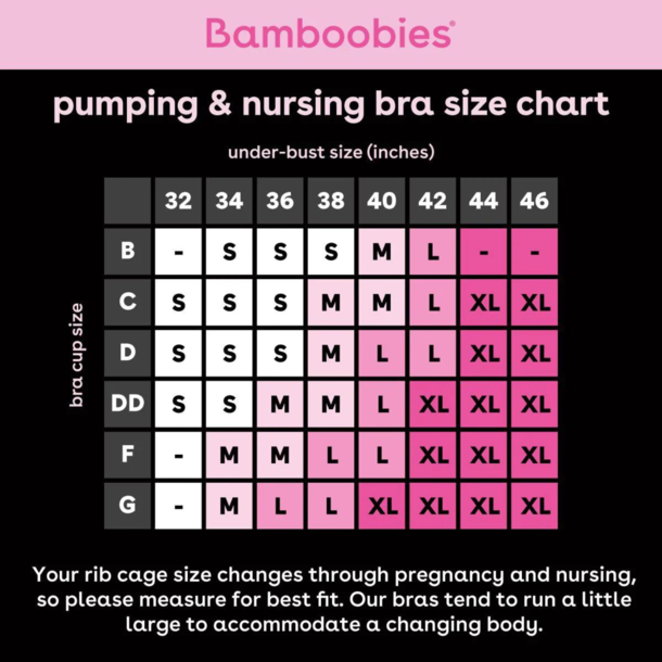 Bamboobies Bamboobies: Hands Free Pump/Nursing Bra -