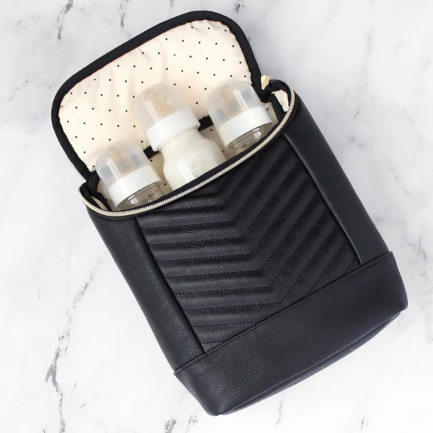 Itzy Ritzy Itzy Ritzy: Insulated Bottle Bag - Jetsetter Chill Like A Boss