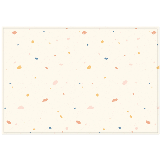 Parklon Parklon: Double Sided Floor Mat - Jelly Terrazzo/Sage Beige (Medium)
