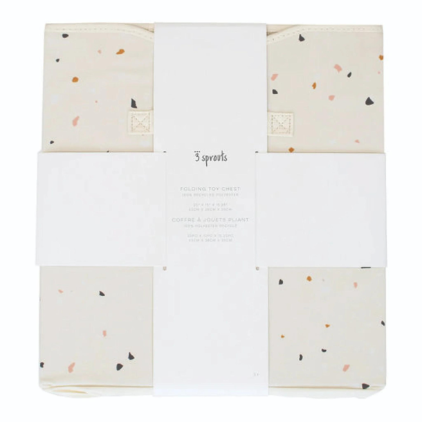 3Sprouts 3 Sprouts: Folding Storage Chest (Terrazzo)