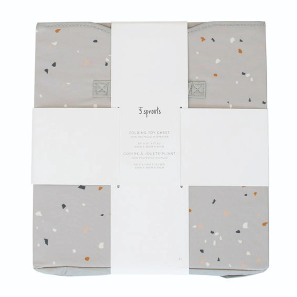 3Sprouts 3 Sprouts: Folding Storage Chest (Terrazzo)