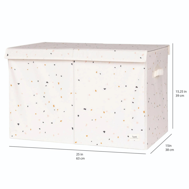 3Sprouts 3 Sprouts: Folding Storage Chest (Terrazzo)