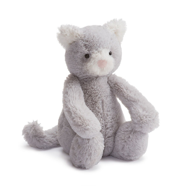 Jellycat Jellycat: Bashful Grey Kitty (Medium)