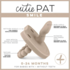 Ryan & Rose Cutie Pat Smile Pacifier + Teether -