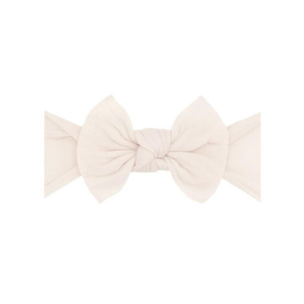 Baby Bling Bows Babybling Headband: Itty Bitty Knot - Oatmeal