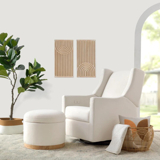 Million Dollar Baby MDB: Kiwi Glider Recliner w/ Electronic Control and USB -