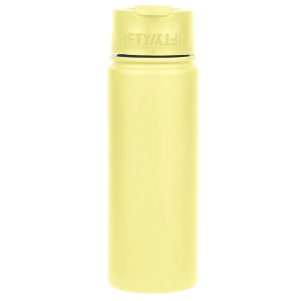 FIFTY/FIFTY FIFTY: Insulated Stainless Bottle w/ Flip Cap (20oz)