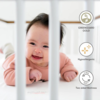 Million Dollar Baby MDB: Pure Core 4" Midi Crib Mattress w/ Hybrid Cover