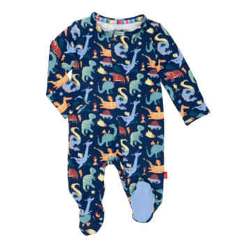 Magnificent Baby Magnetic Me: Magnetic Footie - Talon-Ted (Modal)