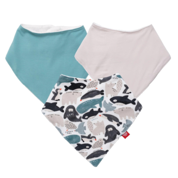 Magnificent Baby Magnetic Me: Bib 3pk - Seas and Greetings