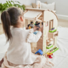 Plan Toys Plan Toys: Green Dollhouse w/ Furniture