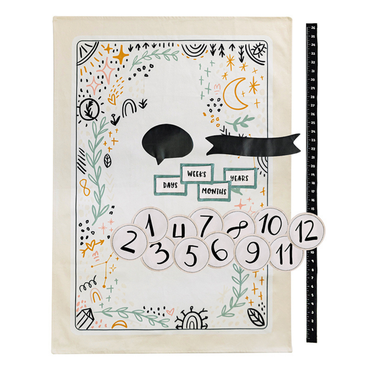 Wonder Wise Milestone Baby Mat Nest Bermuda